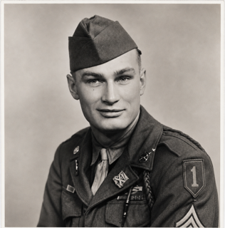 dad wwii restored portrait